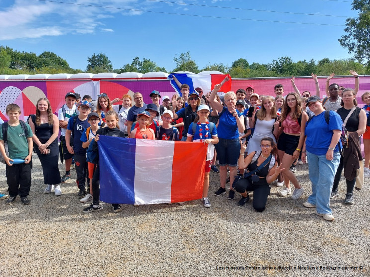 Les jeunes du Centre socio culturel Le Nautilus à Boulogne-sur-mer